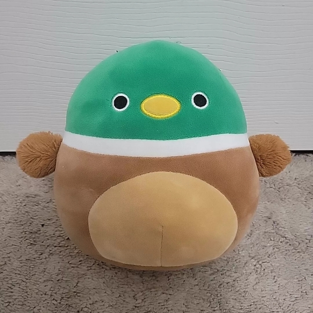 RARE Squishmallows Avery The Green Mallard Duck Easter 8 inch Plush Toy